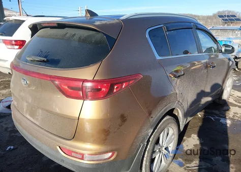 2017 Kia Sportage Lx z USA, uszkodzony, nr VIN KNDPMCAC6H7287926